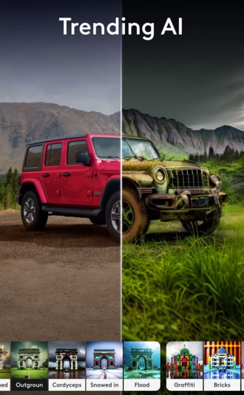 ai background photo editing with lightricks