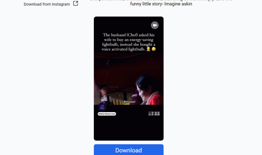 igram video downloader download page