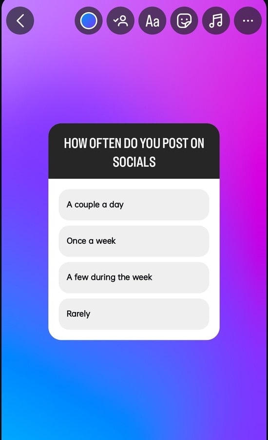 how often do you instagram polls