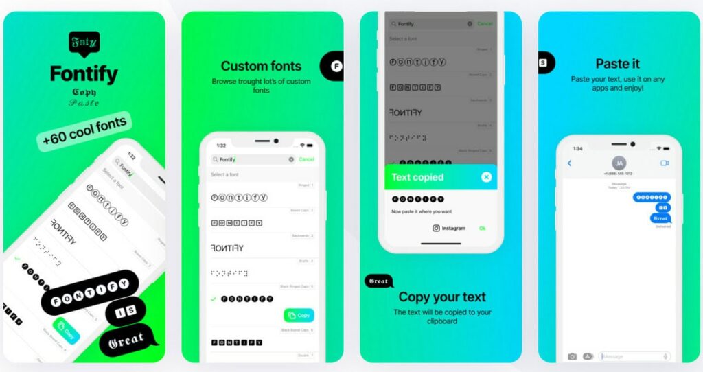 fontify instagram fonts