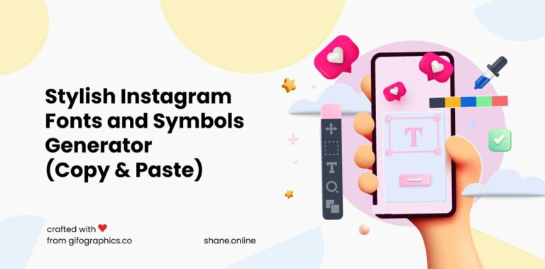 instagram fonts that you can copy and paste from font generators