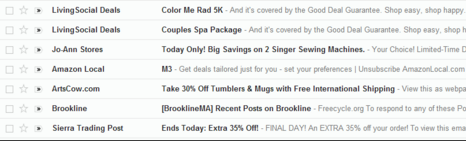 Amazon’s M3 - email marketing subject lines
