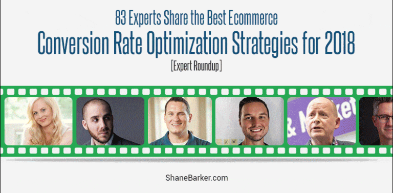 83 experts share the best ecommerce conversion rate optimization strategies