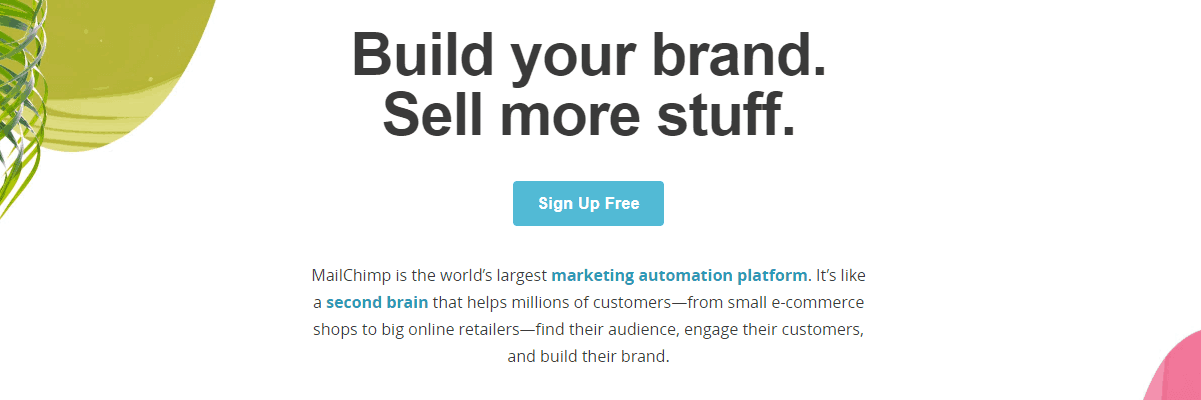 mail chimp - product launch tools