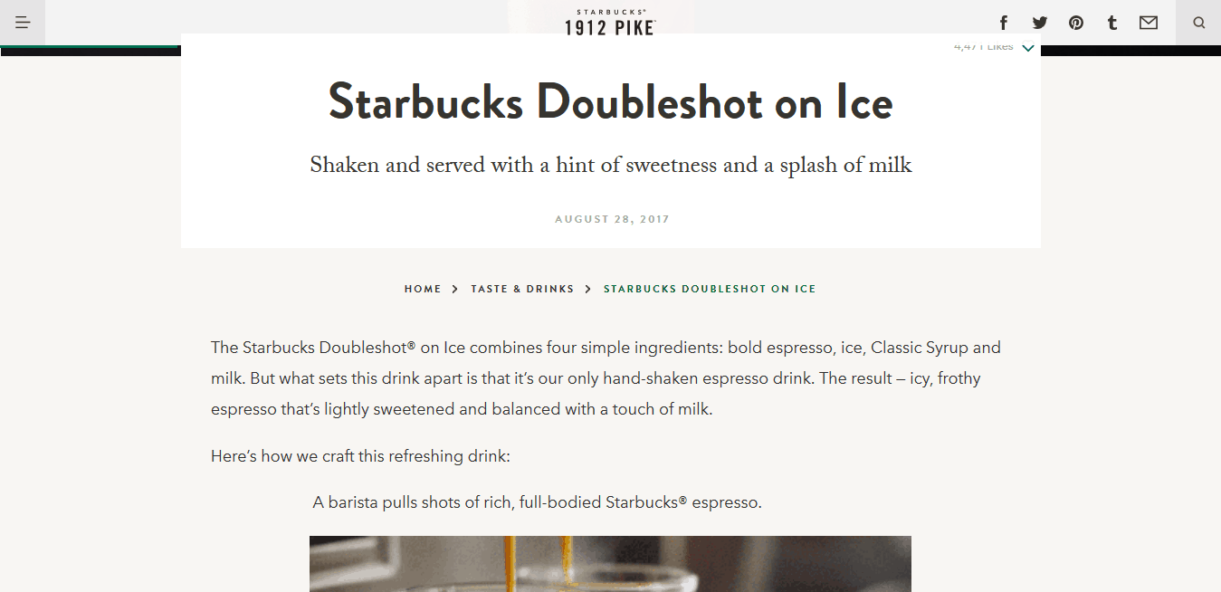 Starbucks copywriting tips