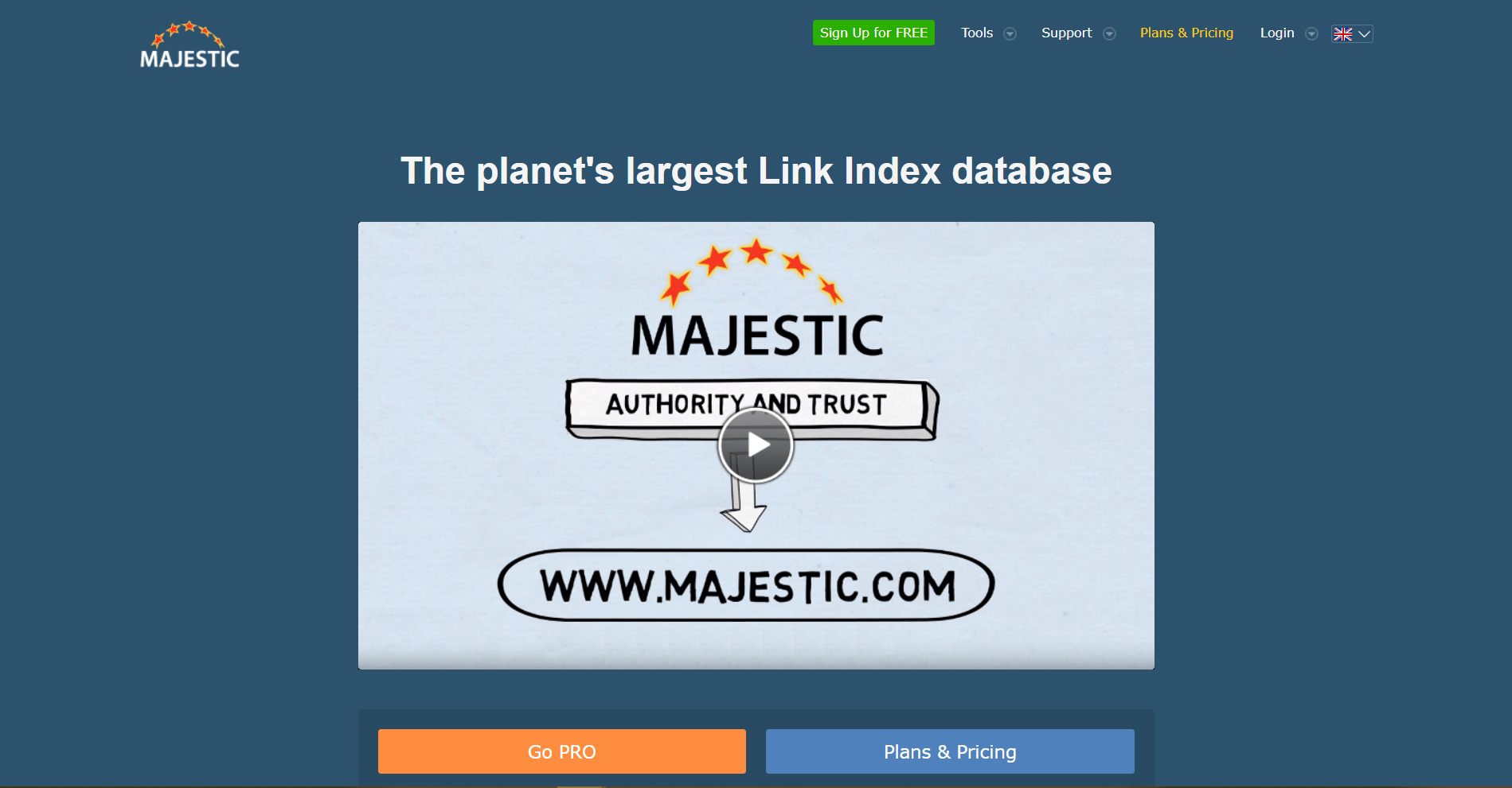 Majestic Backlink Analysis Tool