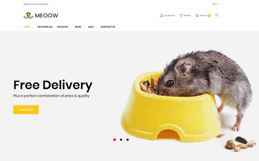 Meeow Ecommerce Template
