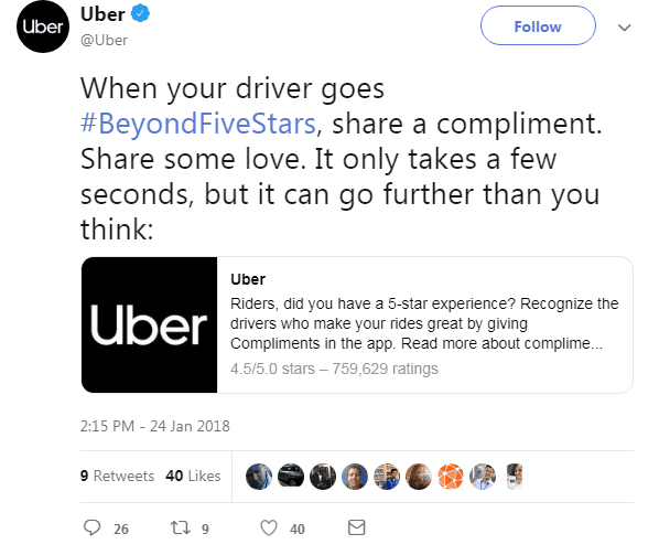 uber twitter Hashtag Campaigns