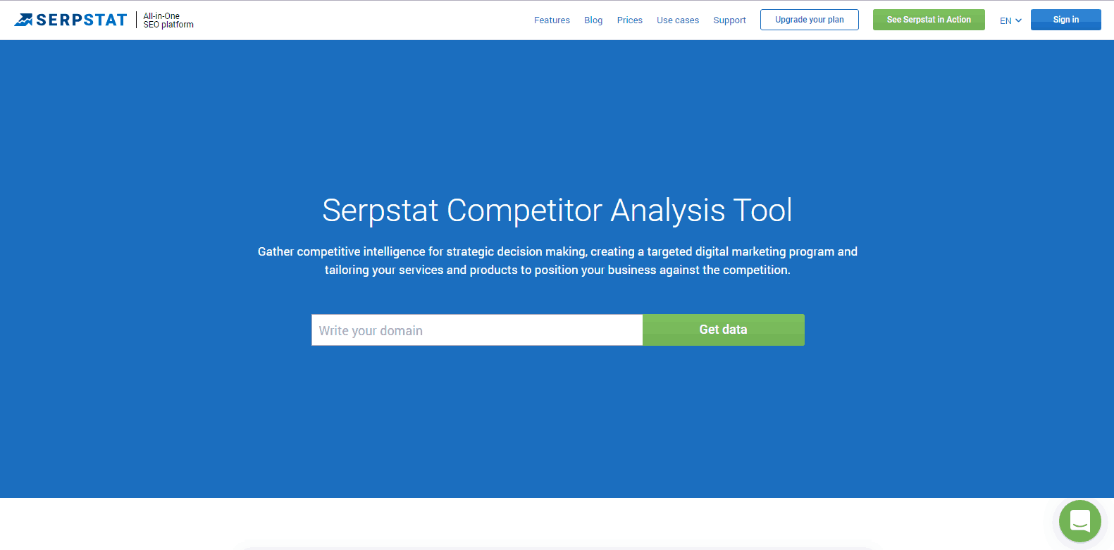 serpstat competitor analysis tools