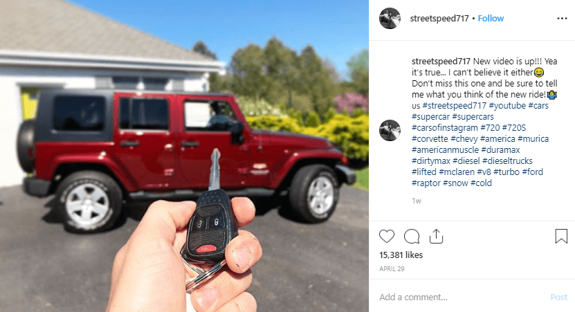 mike instagram automotive influencer