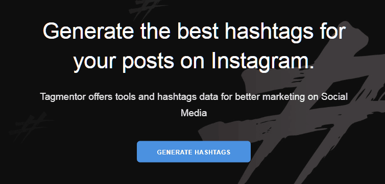 TagMentor Hashtag Generator Tools