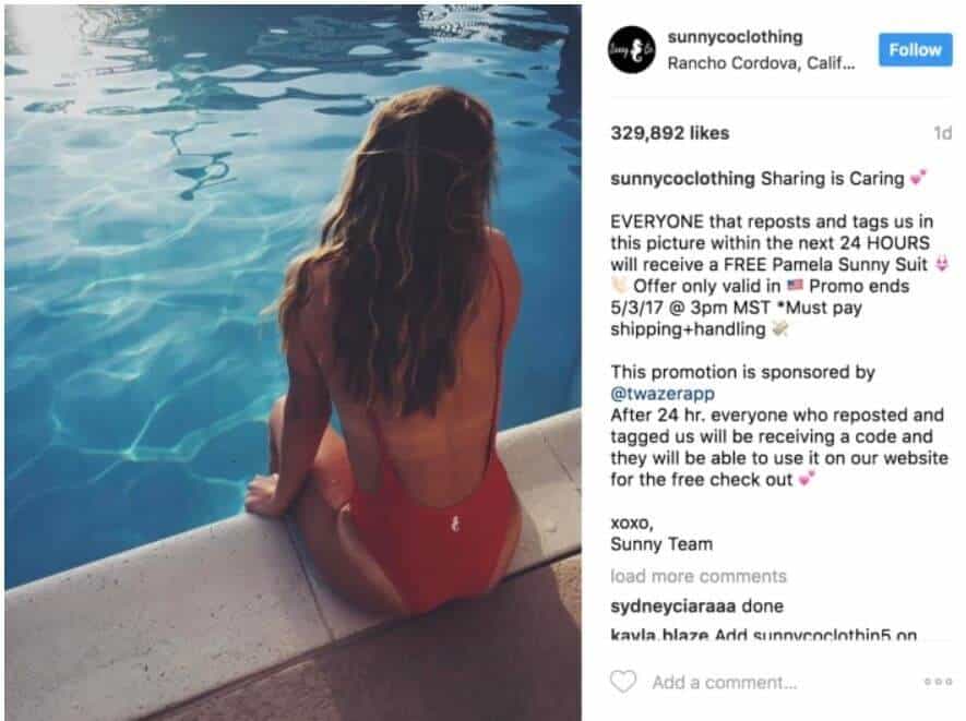 sunnycoclothing Instagram pros and cons of influencer marketing