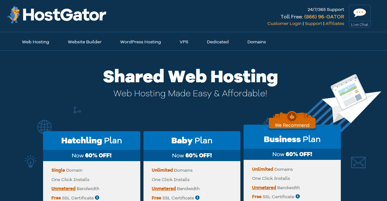 hostgator web hosting company