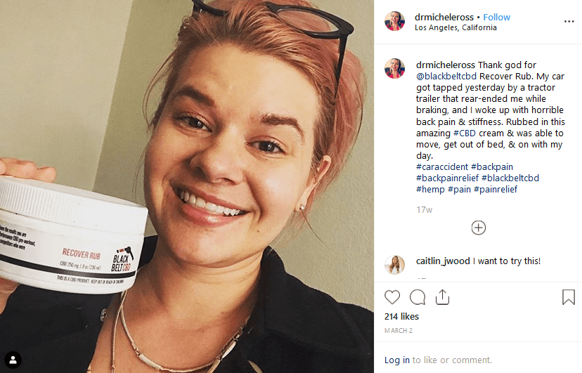 Michele Ross Instagram Cannabis influencers