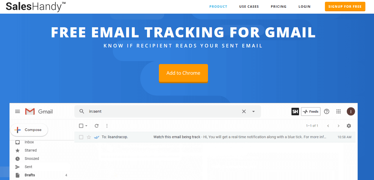 SalesHandy Email Tracking Software