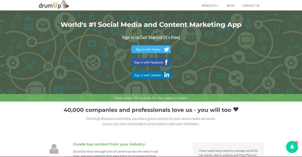 DrumUp-Social-Media-Marketing-Tool