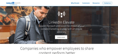 linkedin elevate employee advocacy tools