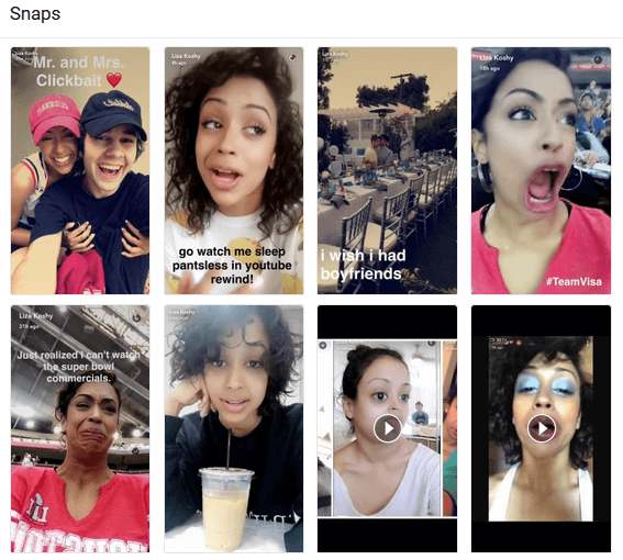 Elizabeth Koshy Snapchat Influencer