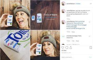 tom’s of maine influencer activation
