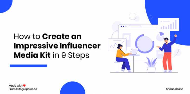 how to create an influencer media kit [free template]