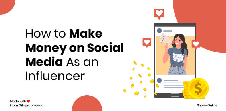 how to make money on social media as an influencer