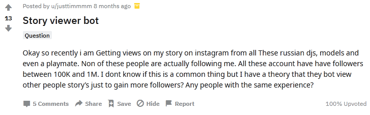 Reddit Buy instagram followers