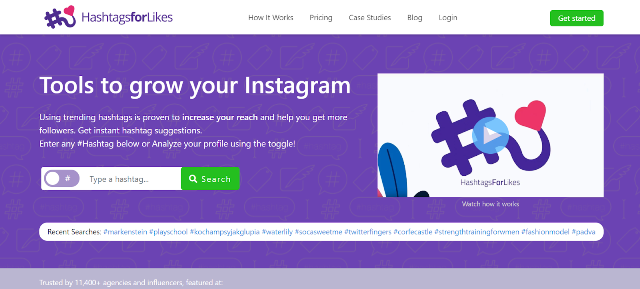 hashtagsforlikes instagram marketing tool