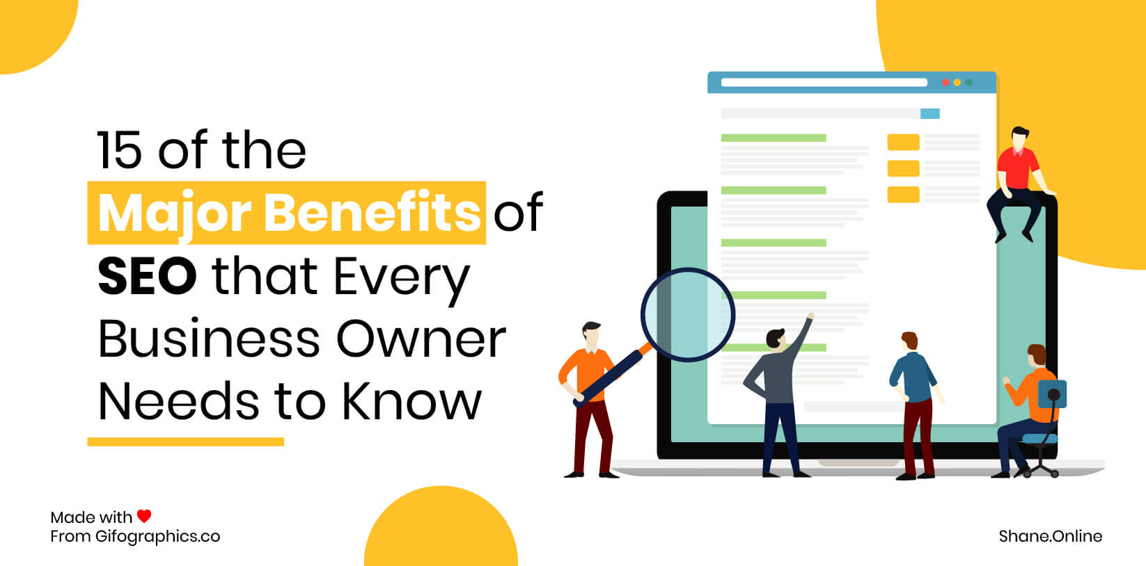 15 of the Major SEO Benefits for Business that Every Owner Needs to Know