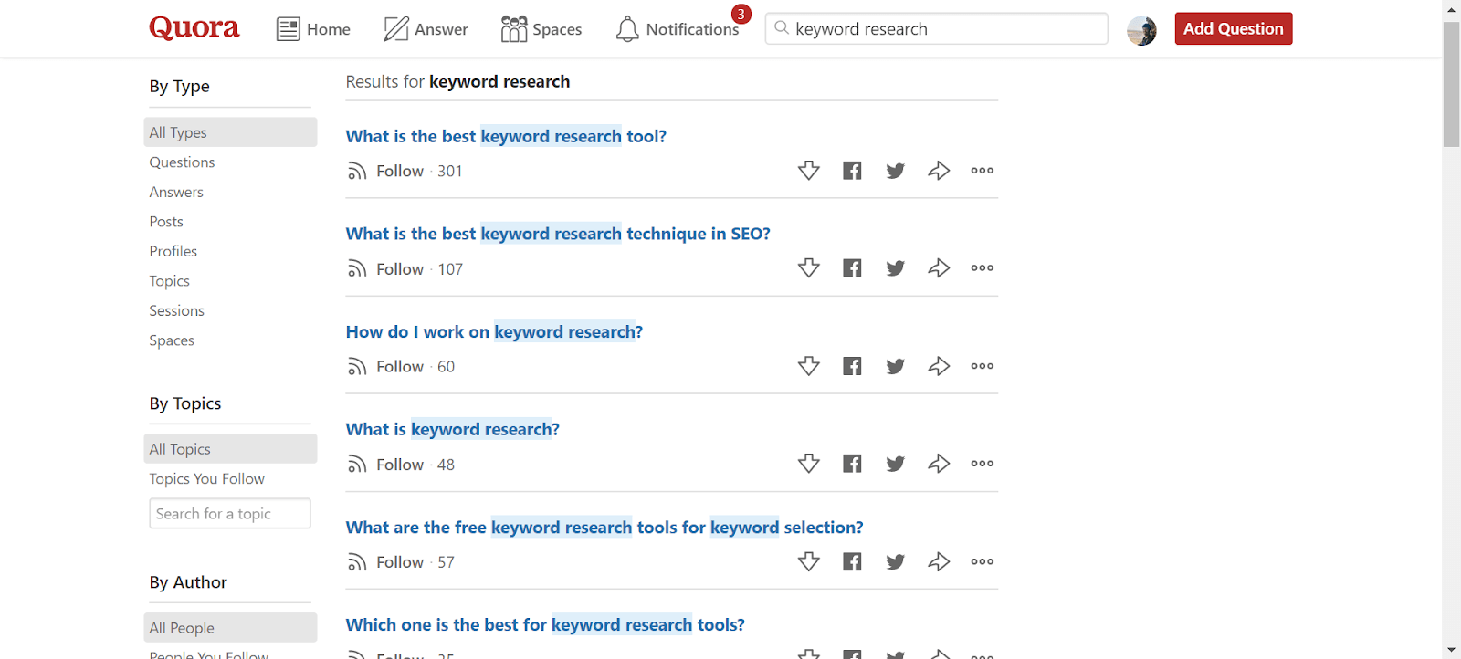 Quora Keyword Research for Small Businesses