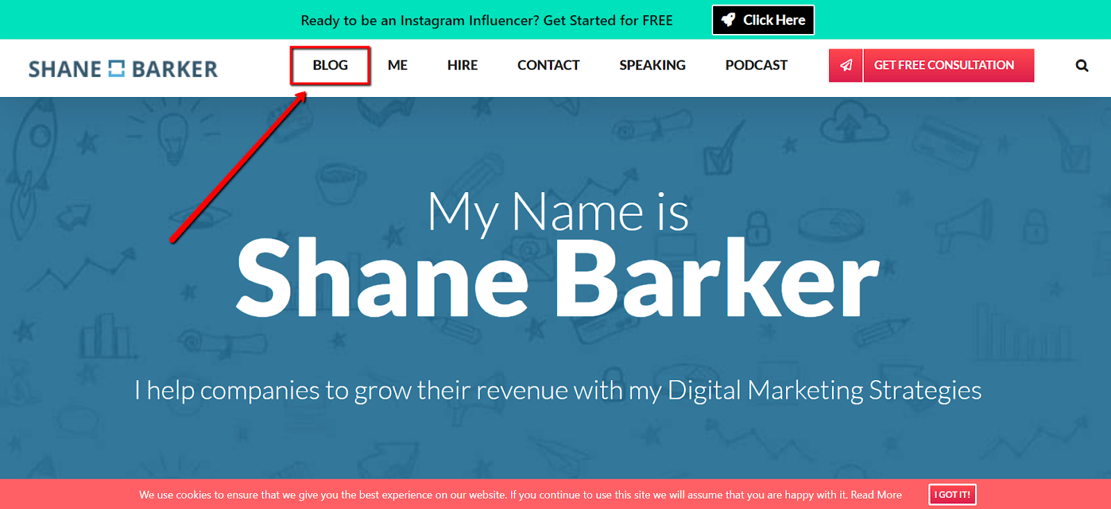 shane barker - blog content