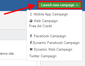 Launch new campaign