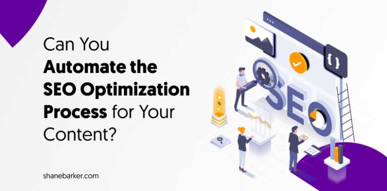can you automate the seo optimization process for your content?