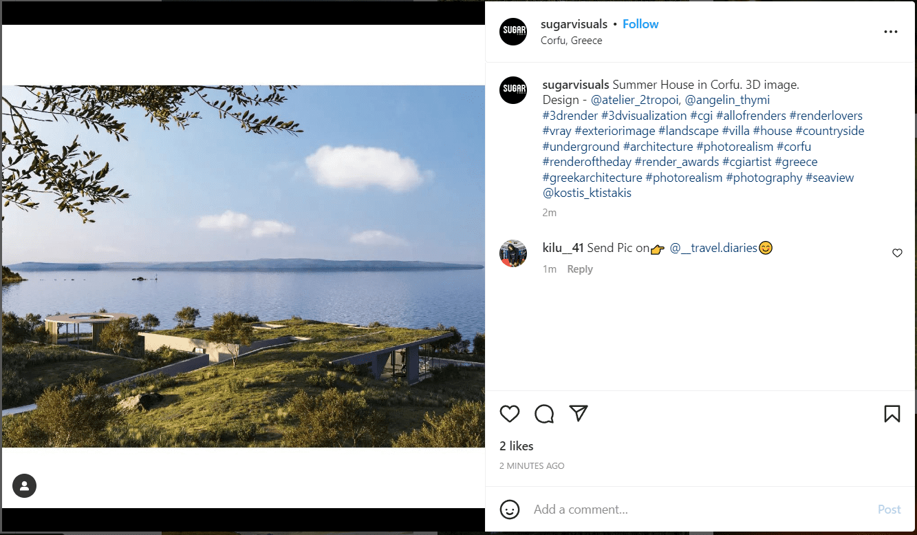 landscape instagram image example