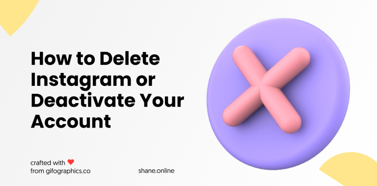 how to delete instagram or deactivate your account in 2023