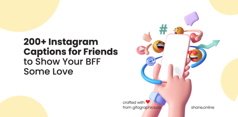 200+ Instagram Captions for Friends That Will Make Them Smile