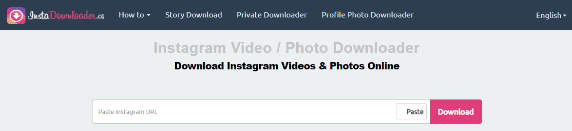 InstaDownloader - free Instagram photo downloader