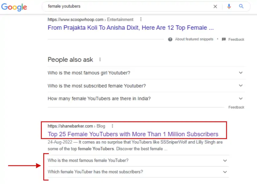 my post ranked on first page of google