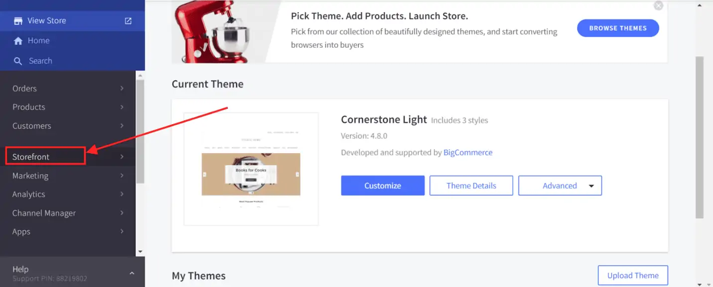 bigcommerce store front