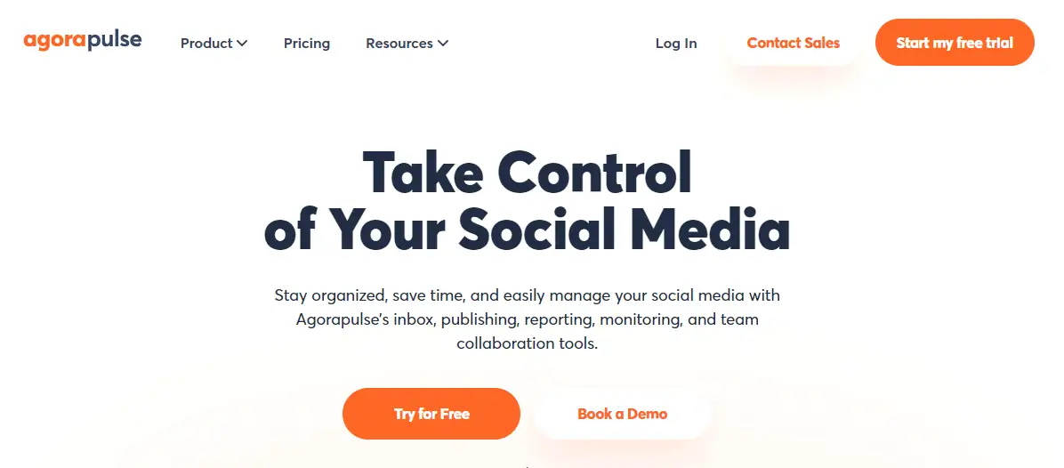 agorapulse - social media management tool