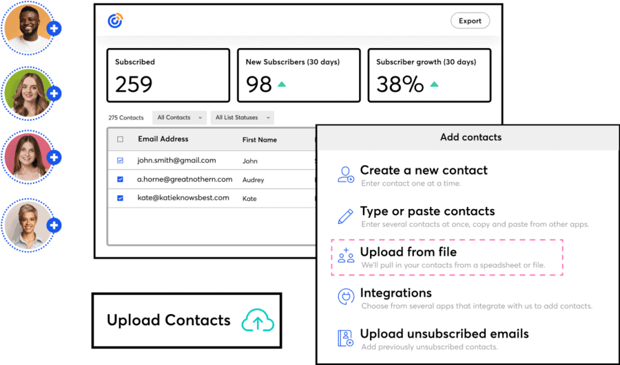 constant contact listing management