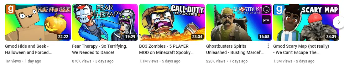 example of eye-catching youtube thumbnails