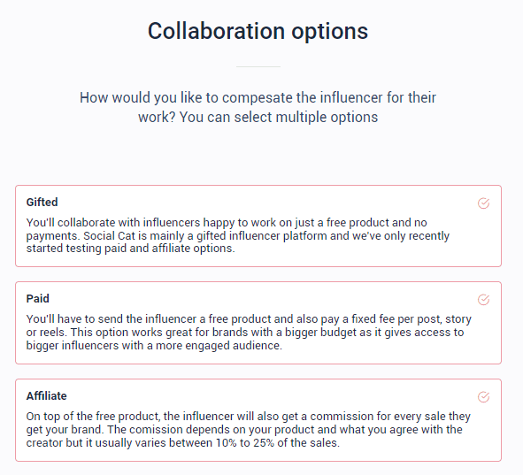 social cat collaboration options
