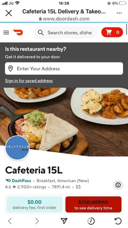 ordering food via instagram using geotagging feature