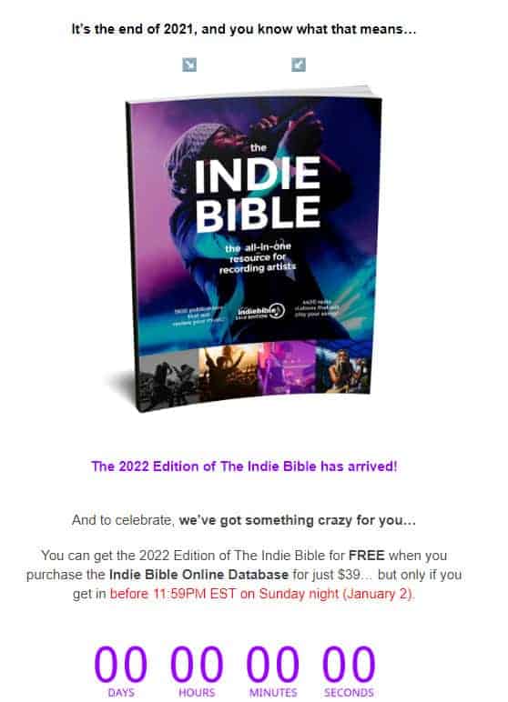 indie-bible-email-promotion