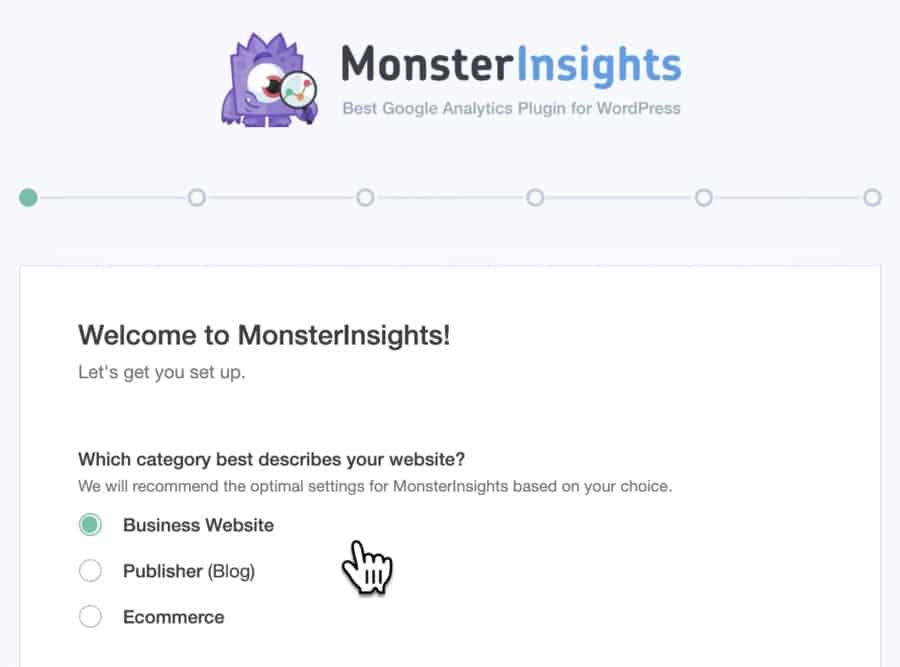 monster insights link to google analytics