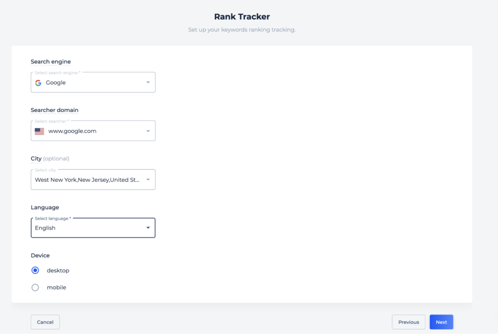 sitecheckers rank tracker tool