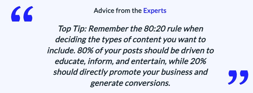 advice from experts