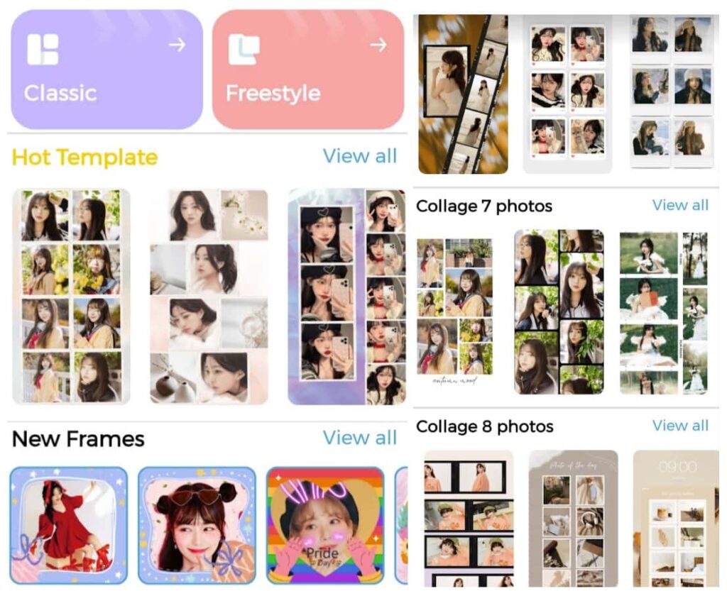 collage maker instagram collage templates of up to 10 photos