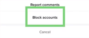 how to block multiple accounts on tiktok