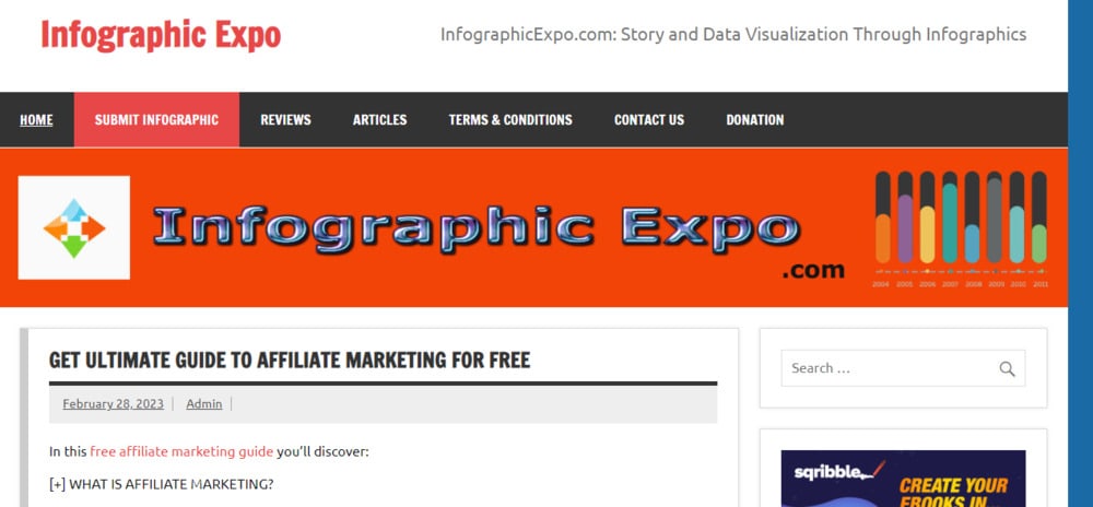 infographic expo - infographic submission site